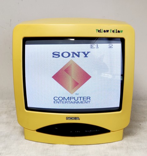 Vintage yellow nokia crt - 37,