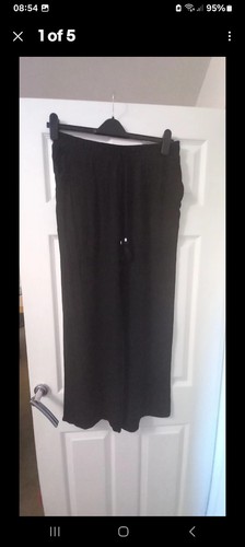Ladies black crinkle - black,