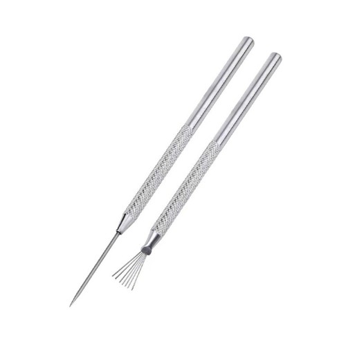 Needle detail tool and - tool, feather