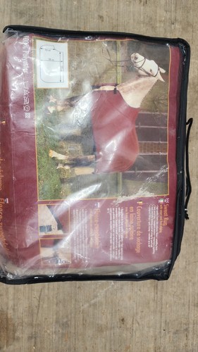 Maroon horse sweat - rug, /