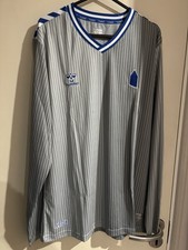 Everton Away Shirt Grey Long
