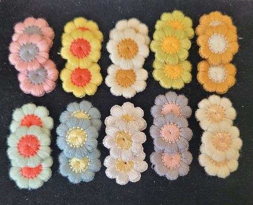 Embroidered flowers sew - 30,