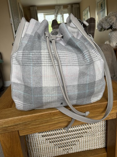 Joules check grey - joules, bag.