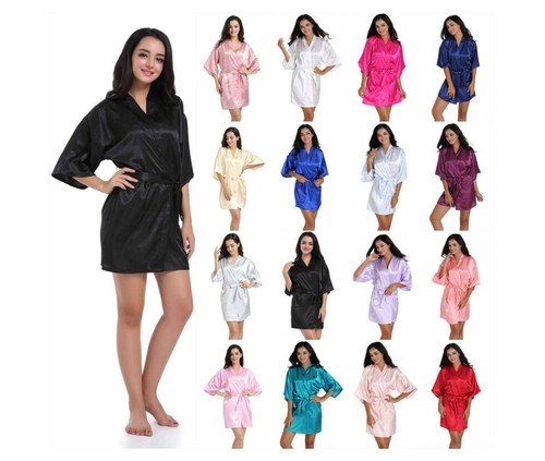 Silk satin kimono - kimono, wedding