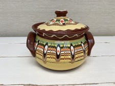 Yellow Mulicoloured Pottery