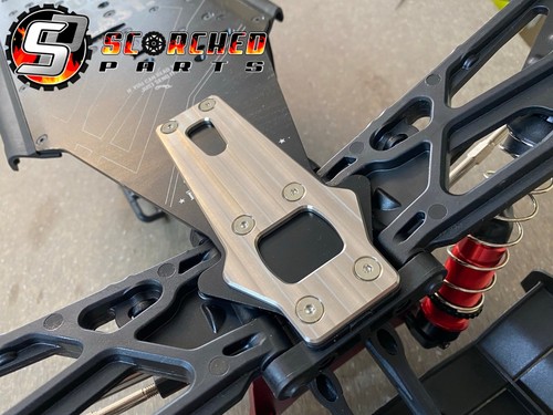 Titanium rear skid plate - plate, for