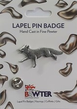 FOX Lapel Pin Badge, British