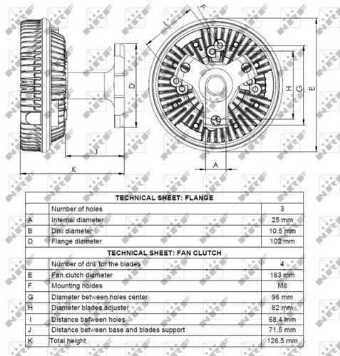 Fits nrf 49078 clutch - nrf,