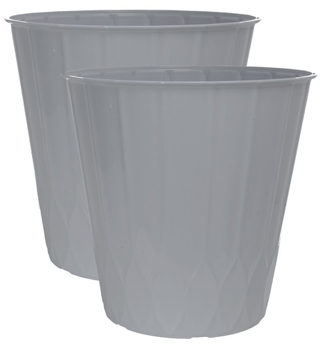 Litre grey plant pots - 22,