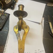 brass candle wall sconce