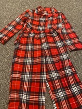 Red tartan girls christmas