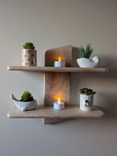Wooden display shelf Hand