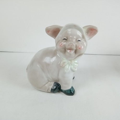 Vintage ceramic piggy bank - vintage,