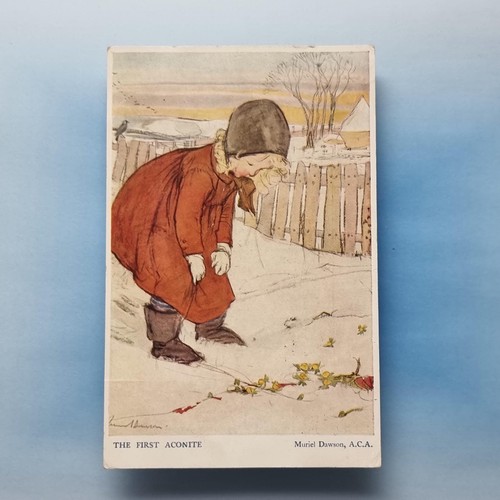 Muriel dawson postcard - dawson,