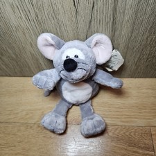 Asda The Cuddle Crew Season 3  Mouse Rat Grey Soft Toy Plush 7 Inches Small