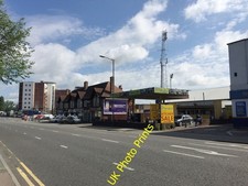 Photo 6x4 Flats, shops, car