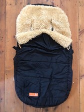 Pushchair Snuggle Pod Pram Insert Warm Cosy Quality Sheepskin Fur Lined RRP £170