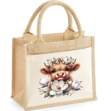 Personalised XL Jute Tote Bag