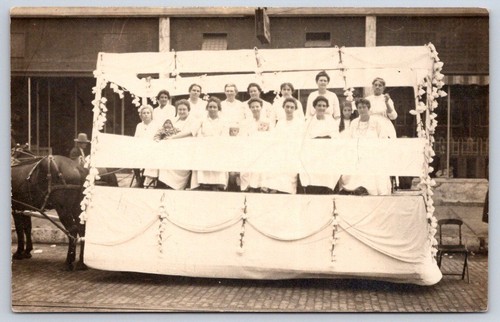 Antique women suffrage parade - women,