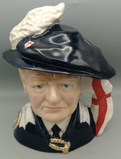 RARE Bairstow Manor Churchill / Thatcher double faced Character Jug - PROTOTYPE