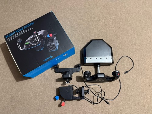 Logitech flight yoke system - logitech,