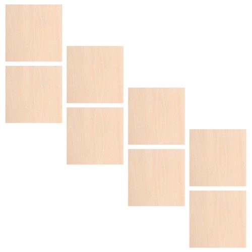 8pcs basswood plywood sheets - basswood,