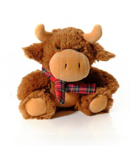 Scottish highland cow plush - scottish,