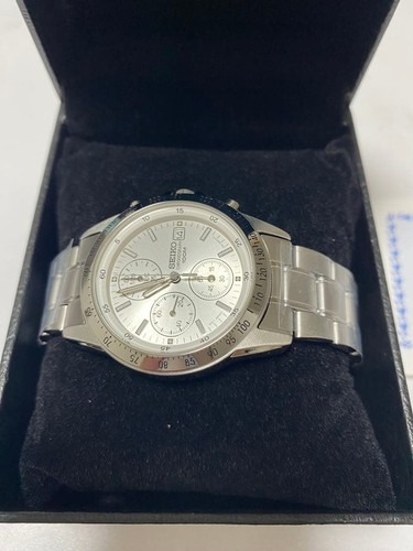 Seiko white silver - silver, new