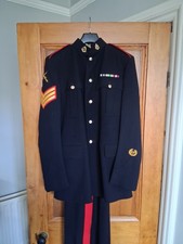 British Army Royal Military Police No. 1 Dress Blues uniform. Mens. Sgt rank.