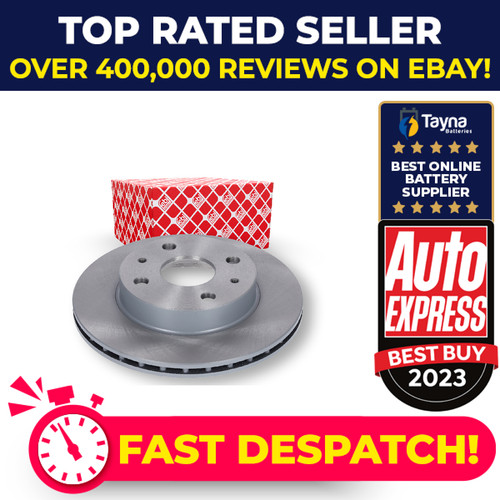 Brake discs pair vented - 2x,