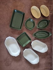 Ceramic Baking Dishes, Various Sizes And Colours
