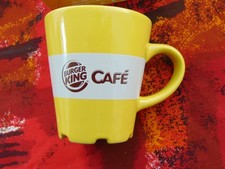 Burger King Restaurant Cafe I Love Coffee Yellow Mug from 2012