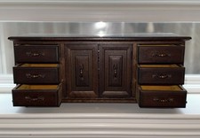 London Leather Jewelry Box Chest