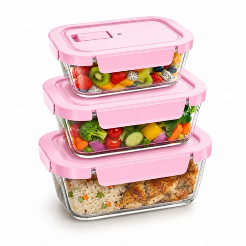 Pcs glass food storage - glass,