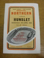 16/04/1980 Rugby League