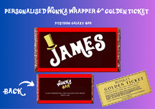 Personalised wonka chocolate - personalised,