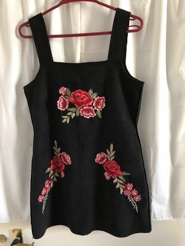 Boohoo suede pinafore - boohoo,