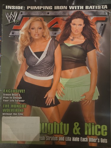 Wwf wwe raw magazine trish - raw,
