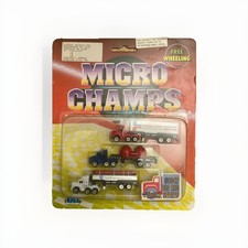Micro Champs Big Rig Truck Series 3047 Diecast Free Wheeling Model Cars (DIL)