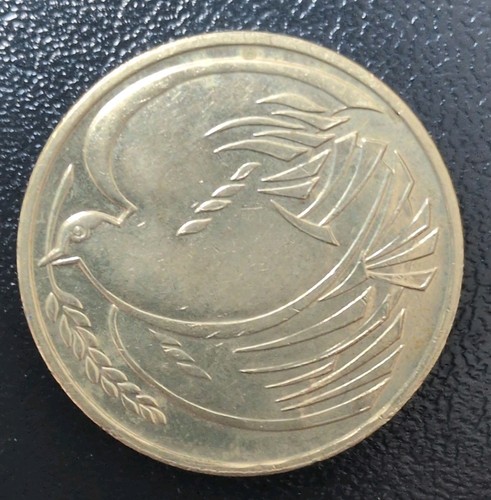 1995 dove peace 2 - £2, coin
