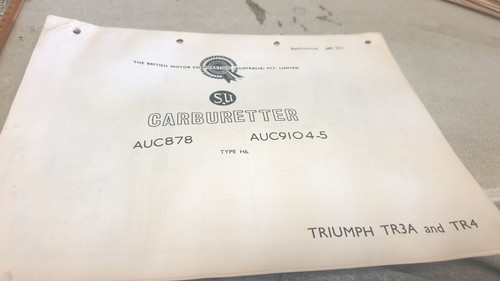 Triumph tr3a tr4 su - tr4,