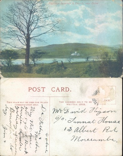 Foulridge reservoir church - foulridge,