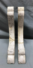 Pair Shabby White 10x13 Wood