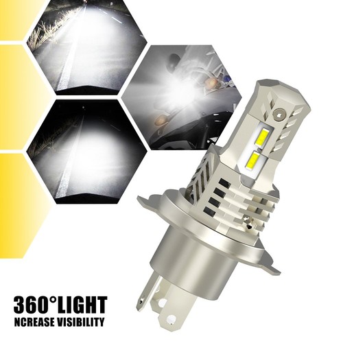 Motorcycle bright white - h4,