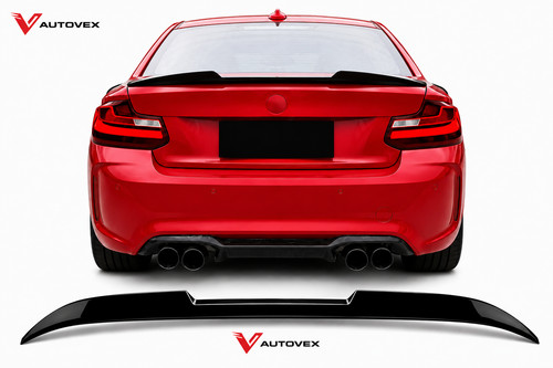 Abs rear roof spoiler - rear,