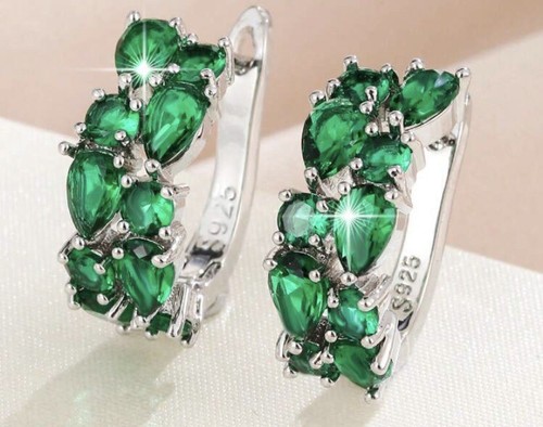 New silver and green - new, hoop