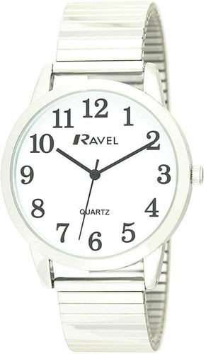 Ravel mens quartz clear face - mens,