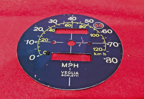 80mm veglia speedo - mph, face