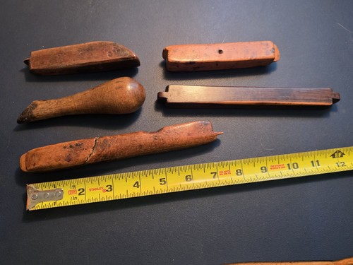 Lot antique leather working - lot,