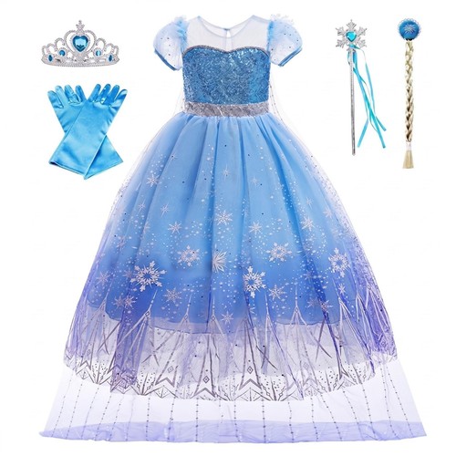Girls elsa costume fancy - elsa,